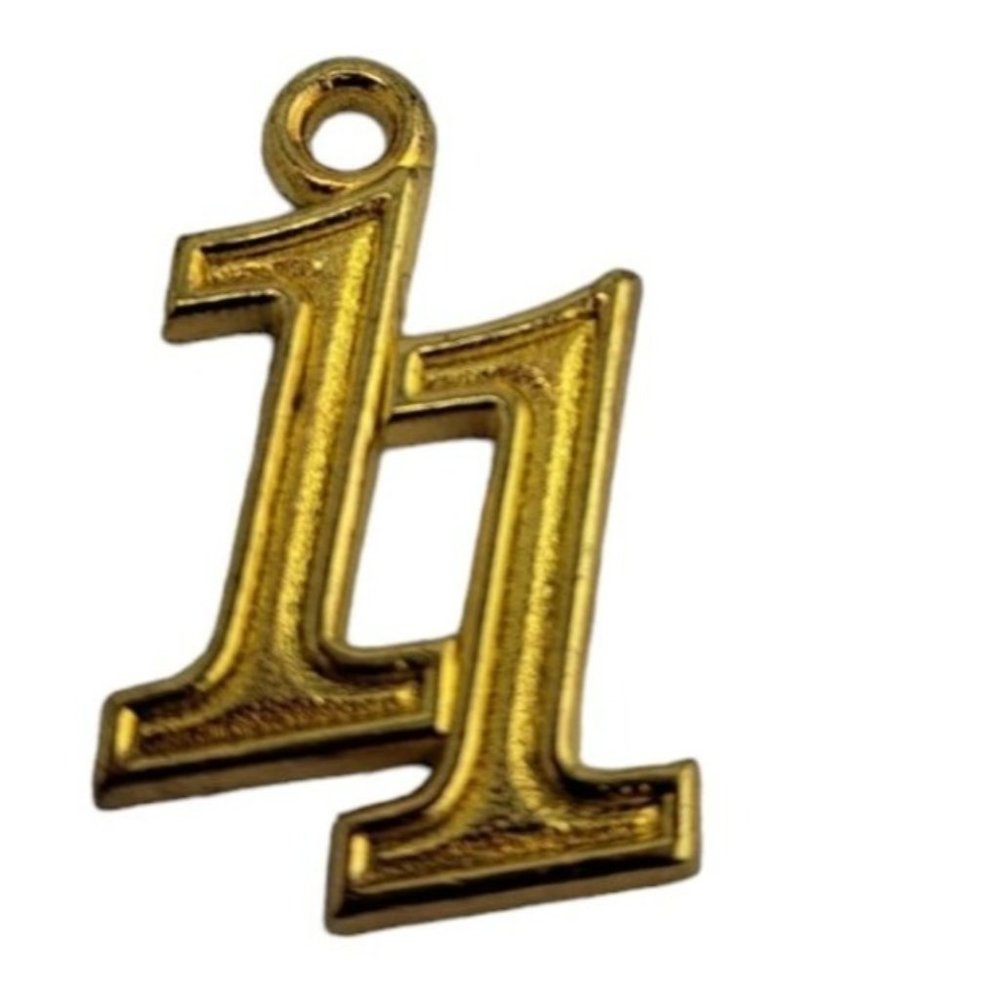 Graduation Tassel Pendant Golden Charm 2011 Jostens Grad, Celebration, Goal